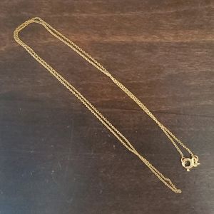 17" 14k gold chain